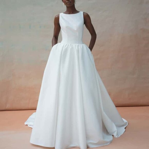 Jenny Yoo Audrey Wedding Gown Size 10 NEW - Picture 3 of 9